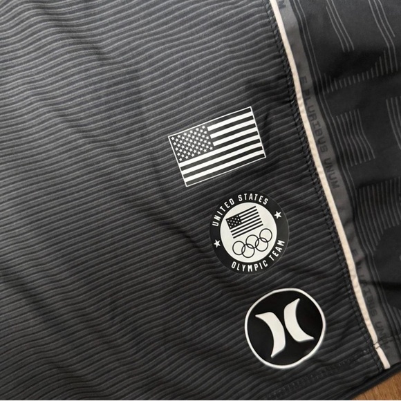 Hurley Men's USA Olympic Swim Board Shorts Size 36 - Picture 4 of 5